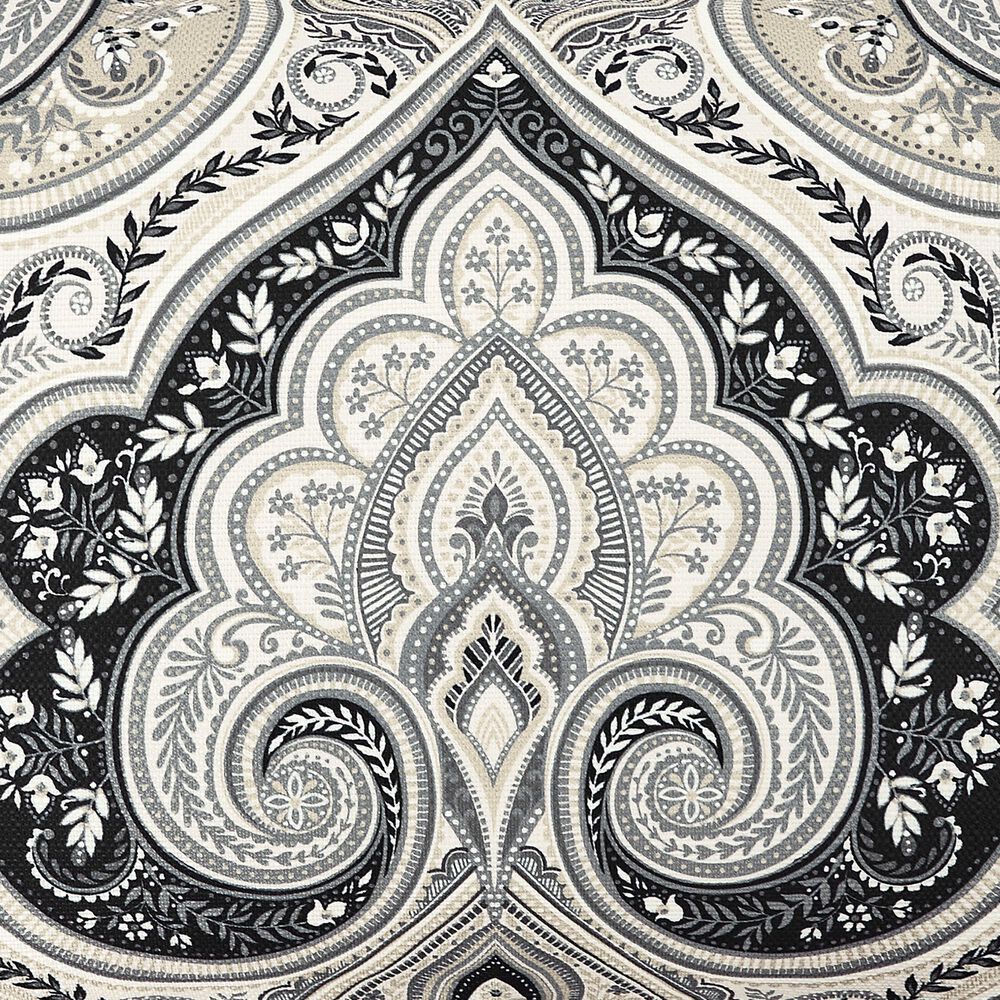 Royal Court Messina 3-Piece Full/Queen Comforter Set in Black, Grey and Silver, , large