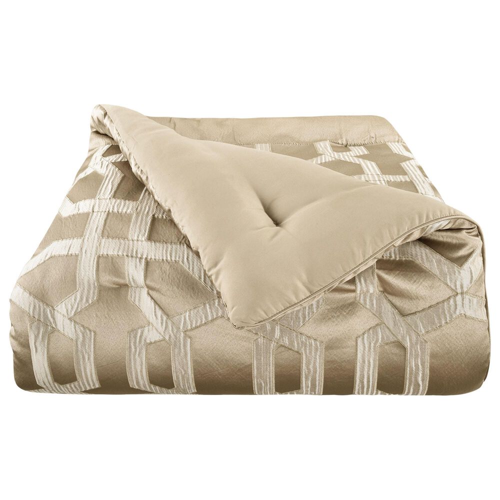 Royal Court Olympus 3-Piece Full/Queen Comforter Set in Sand, , large