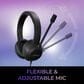 Adesso Wired Stereo Headset with AI Control in Black, , large