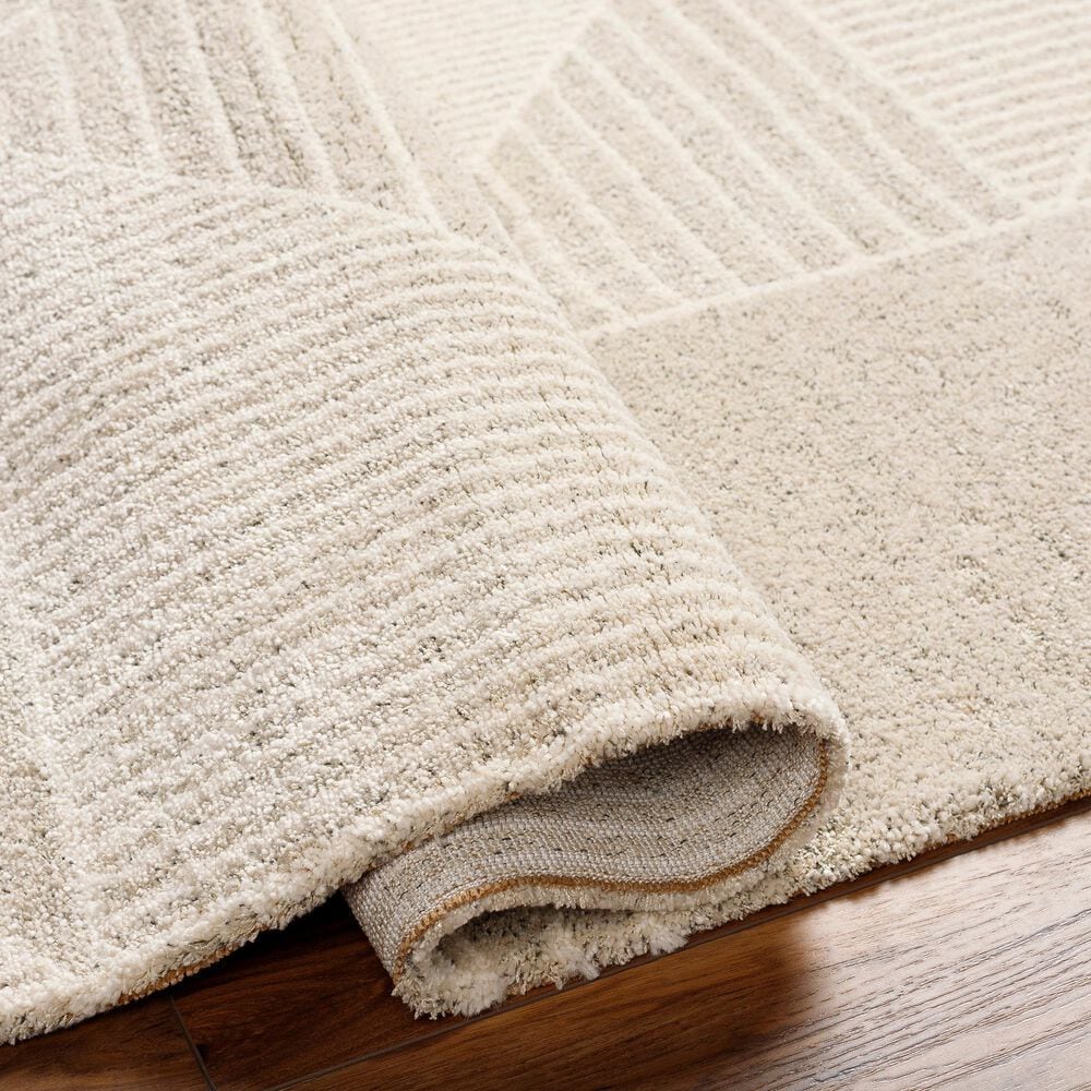 Surya Gavic 7&#39;10&quot; x 10&#39; Light Beige and Medium Gray Area Rug, , large
