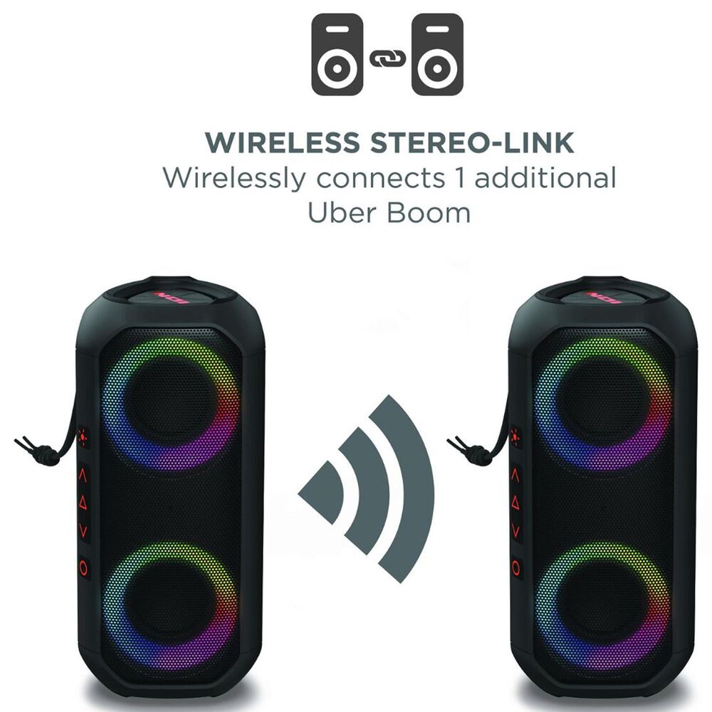 Ion Uber Boom All-Weather Wireless Speaker in Black, , large