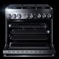JennAir Noir 36" Dual-Fuel Professional Range in Stainless Steel, , large