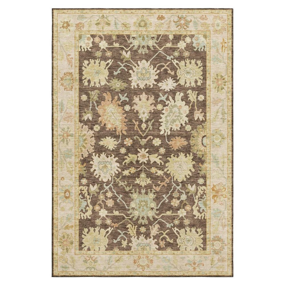 Dalyn Rug Company Hatay HY2 8" x 10" Chocolate Area Rug, , large
