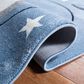 Safavieh Carousel Outer Space 6"7" Square Blue and Grey Kids  Area Rug, , large