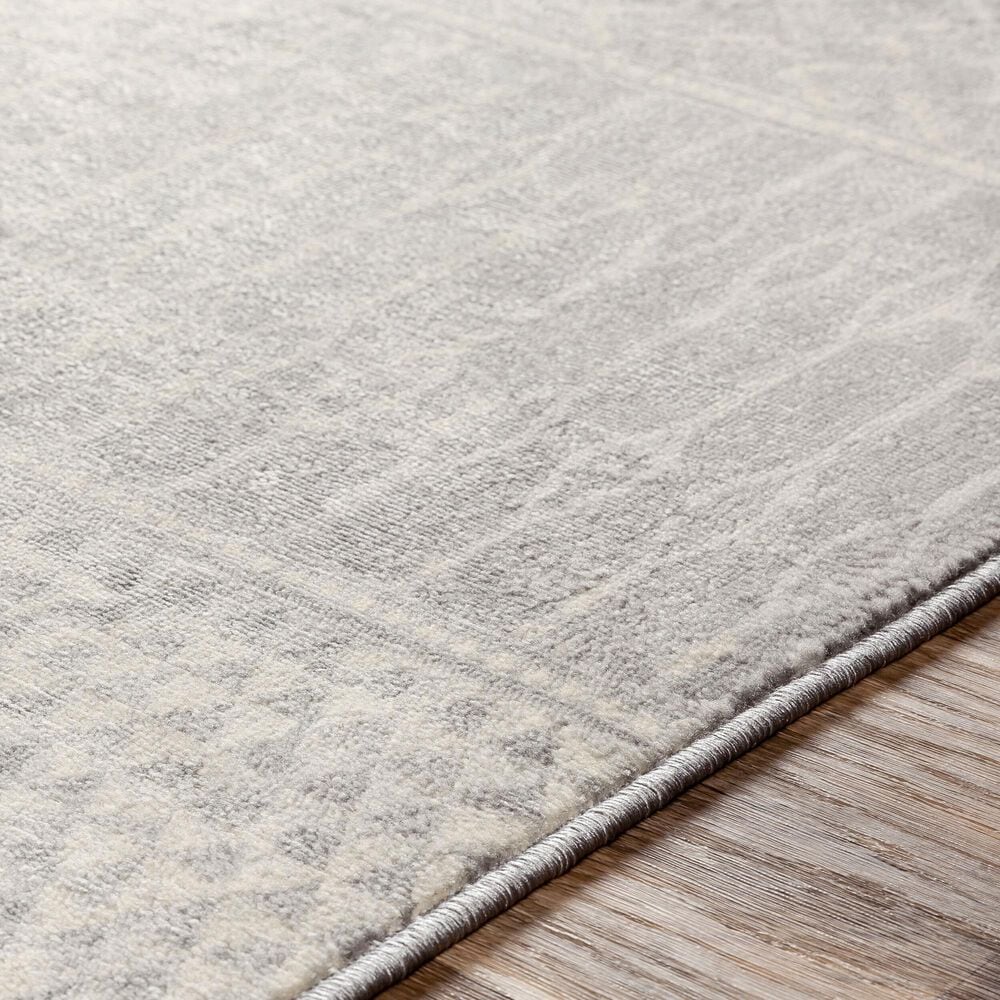 Surya Monaco MOC-2304 8&#39;10&quot; x 12&#39;4&quot; Silver Gray and Ivory Area Rug, , large