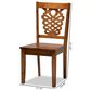 Baxton Studio Gervais Side Chair in Walnut Brown (Set of 2), , large