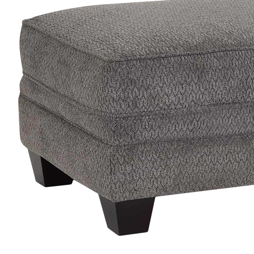 Moore Furniture Eastbrook Ottoman in Shasta Charcoal, , large