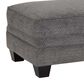 Moore Furniture Eastbrook Ottoman in Shasta Charcoal, , large