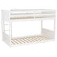 Linden Boulevard Dalton Low Profile Twin Bunk Bed in White, , large