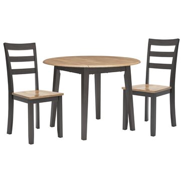 Ashley Gesthaven 3-Piece Dining Set in Natural and Brown, , large