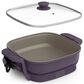Bella 12" Make and Take Electric Skillet in Plum, , large