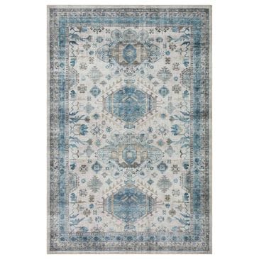 Loloi II Heidi 7"6" x 9"6" Ivory and Ocean Area Rug, , large