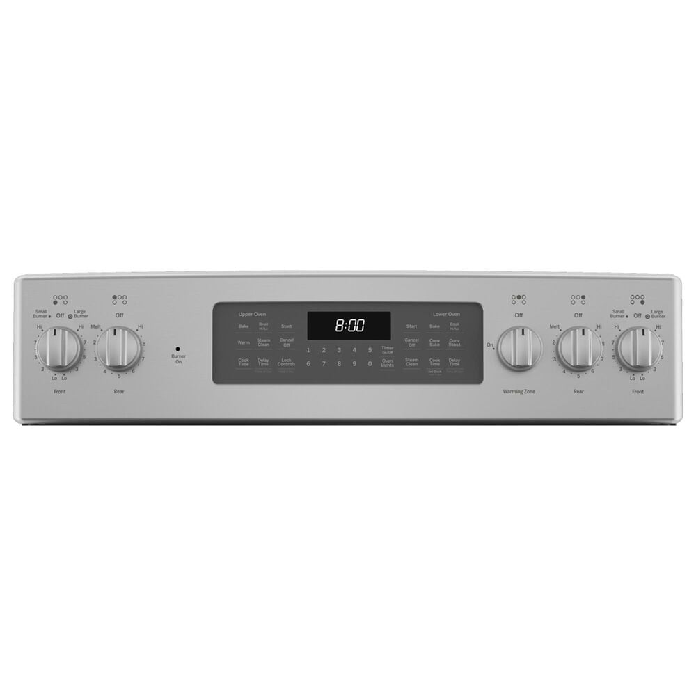 GE Appliances 30&quot; Freestanding Electric Double Oven Range in Stainless Steel, , large