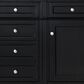 James Martin Vanities Brittany 60" Single Bathroom Vanity in Black Onyx with 3 cm Victorian Silver Quartz Top and Rectangular Sink, , large