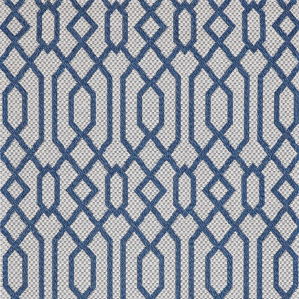 Safavieh Martha Stewart Cotton MSR421M 4&#39; x 6&#39; Blue and Grey Area Rug, , large