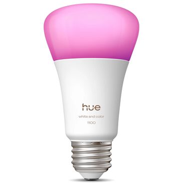 Phillips Hue 75-Watt A19 E26 Smart LED Bulb in White, , large