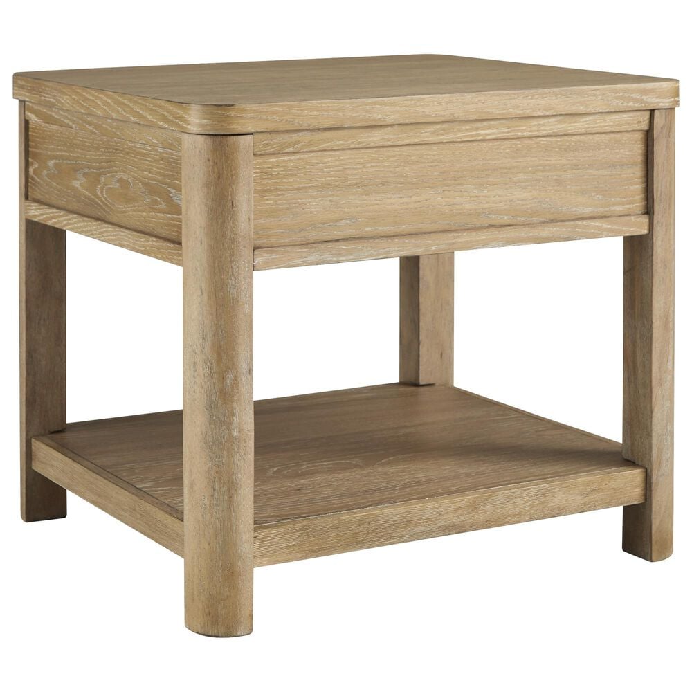 Ashley Rencott End Table in Light Brown, , large