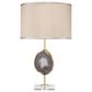 Splendor Living Ashcroft Slice Table Lamp in Lavender and Brass, , large