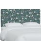 Rifle Paper Co Crafted by Cloth & Company Elly Twin Headboard in Peonies Emerald, , large