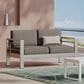 Hearth and Haven Cape Coral Outdoor Loveseat in Khaki, , large