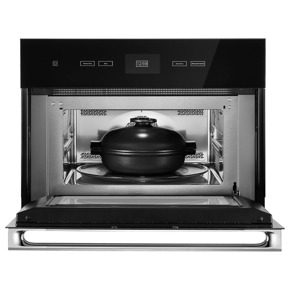 JennAir Noir 27&quot; Built-In Microwave Oven with Speed-Cook in Stainless Steel and Black, , large