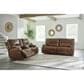 Ashley Francesca Power Reclining Loveseat with Console in Auburn, , large