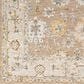 Surya Reina Tan, Light Brown, Light Gray, Cream, Denim, Mustard and Olive 6"7" Round Area Rug, , large