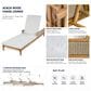 Hearth and Haven Outdoor Chaise Lounge in Light Grey (Set of 2), , large