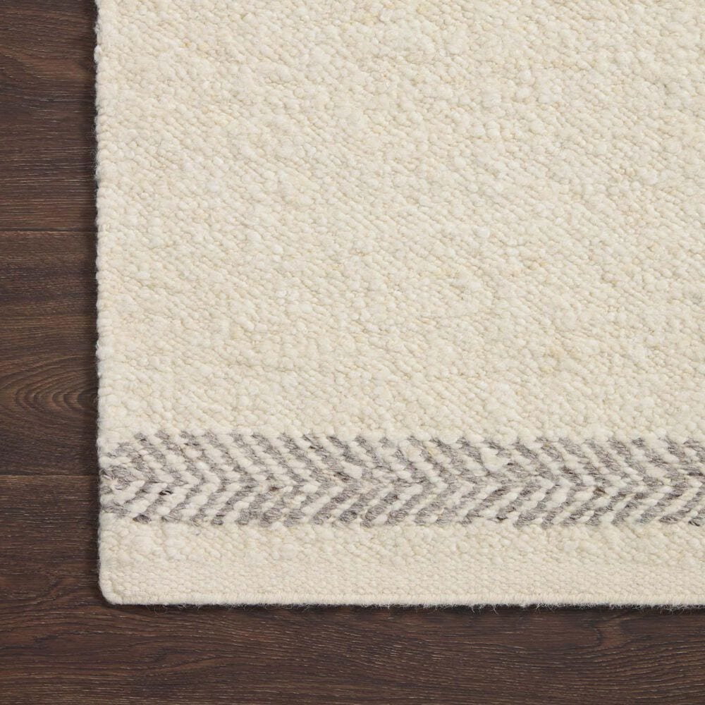 Loloi Reyla 2&#39; x 3&#39; Ivory and Silver, , large