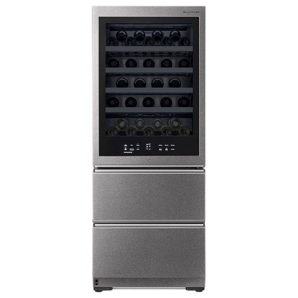 LG SIGNATURE 15.3 Cu. Ft. Wine Cellar Refrigerator in Textured Steel, , large