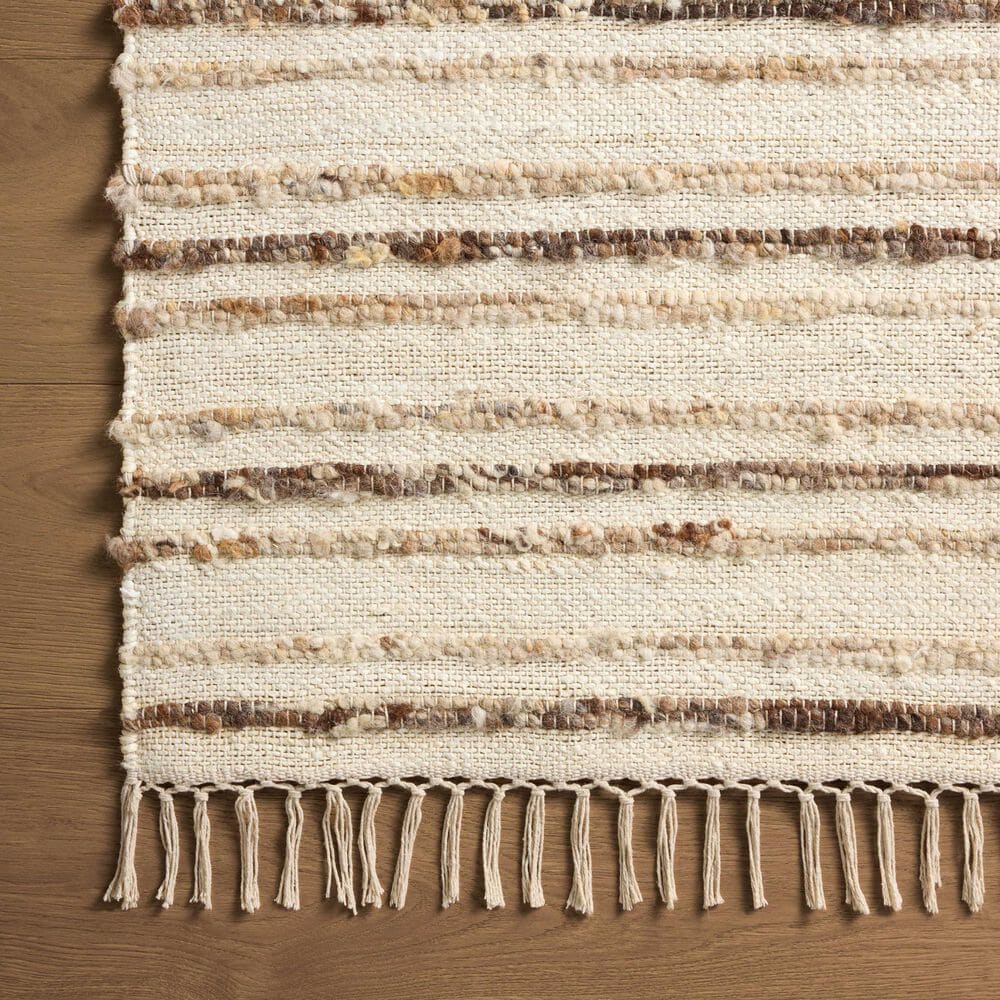 Loloi Nico Ivory and Natural 2&#39;6&quot; x 7&#39;6&quot; Runner, , large