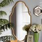 Baxton Studio Dennis Accent Wall Mirror in Gold, , large