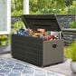 HOMLUX 200-Gallon Outdoor Storage Deck Box in Gray, , large