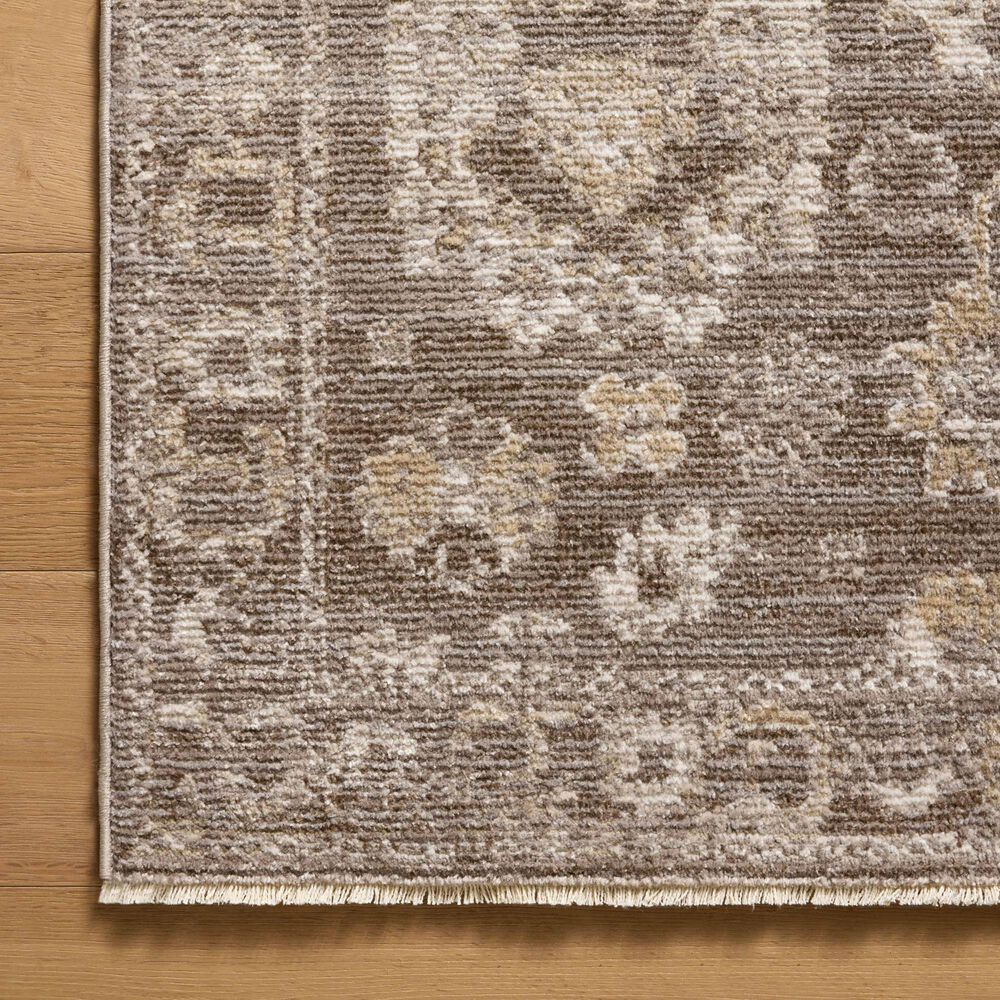 Loloi Pace Taupe and Wheat 2&#39;7&quot; x 7&#39;6&quot; Runner, , large