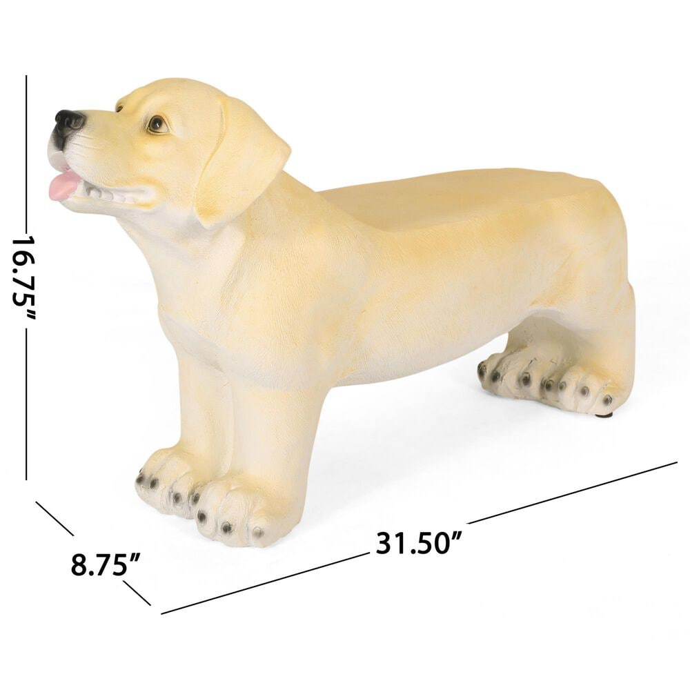 Hearth and Haven Outdoor MGO Dog Bench in Light Brown, , large