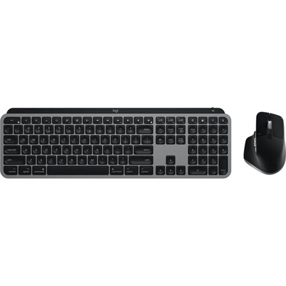 Logitech MX Keys S Keyboard and Mouse with Palm Rest Combo for MAC in Space Grey, , large