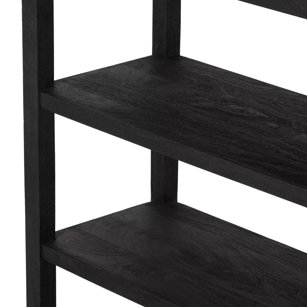 Four Hands Maya Woodmore 5-Shelf Bookcase in Dark Totem, , large