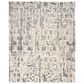 Nourison Silk Shadows 2" x 3" Ivory and Grey Area Rug, , large