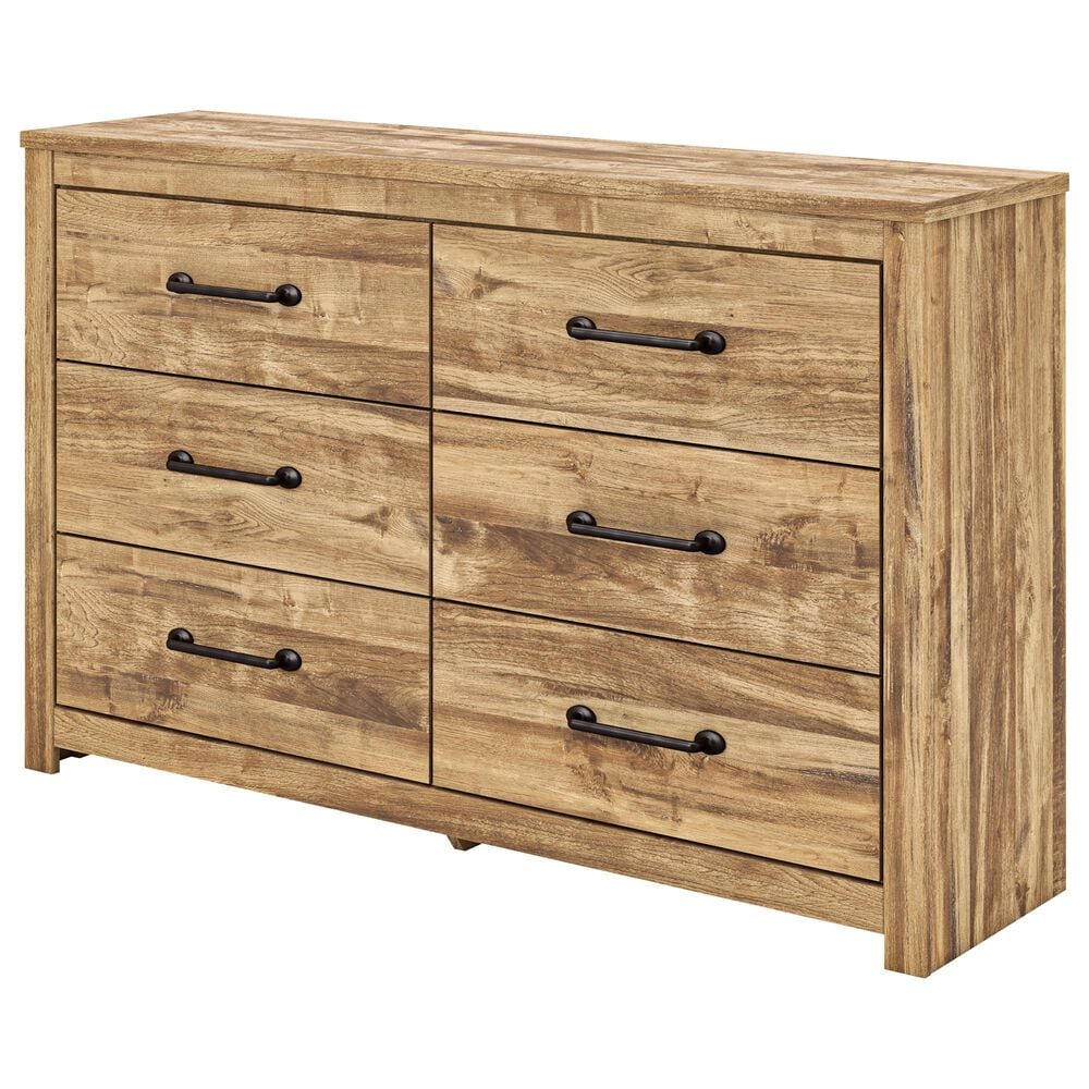 Ashley Maystonna 6-Drawer Dresser in Brown, , large