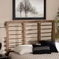 Baxton Studio Carolyn Full Slat Headboard in Ash Walnut, , large