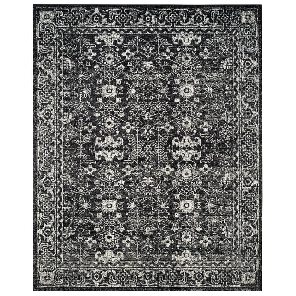 Safavieh Evoke EVK270K 2"2" x 11" Charcoal and Ivory Runner, , large