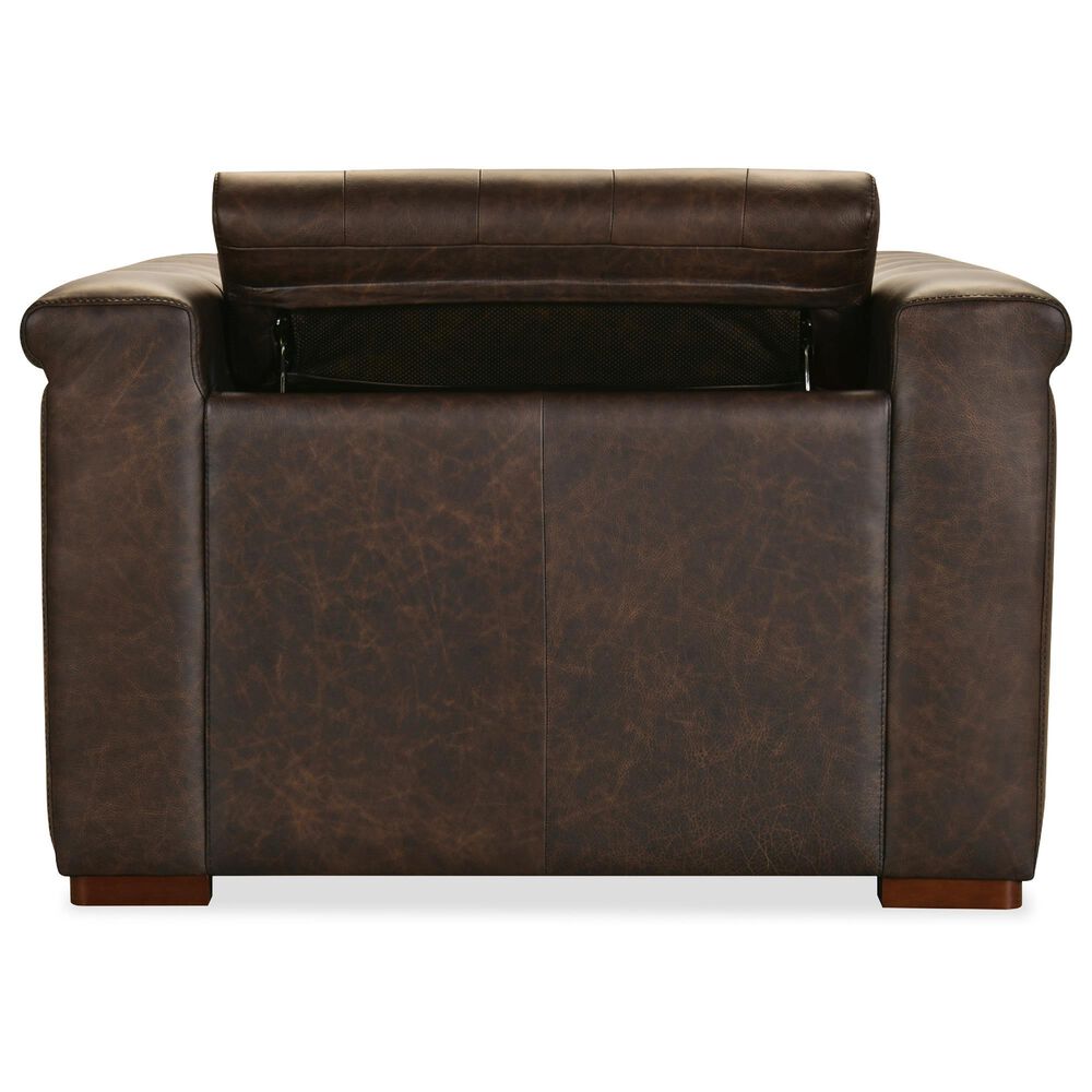 Hooker Furniture Savion Deux Power Recliner in West Saddlewood, , large