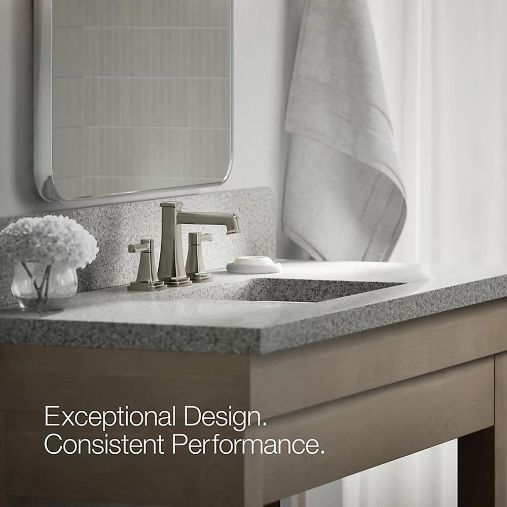 Kohler Riff Widespread Bathroom Sink Faucet in Vibrant Polished Nickel, , large
