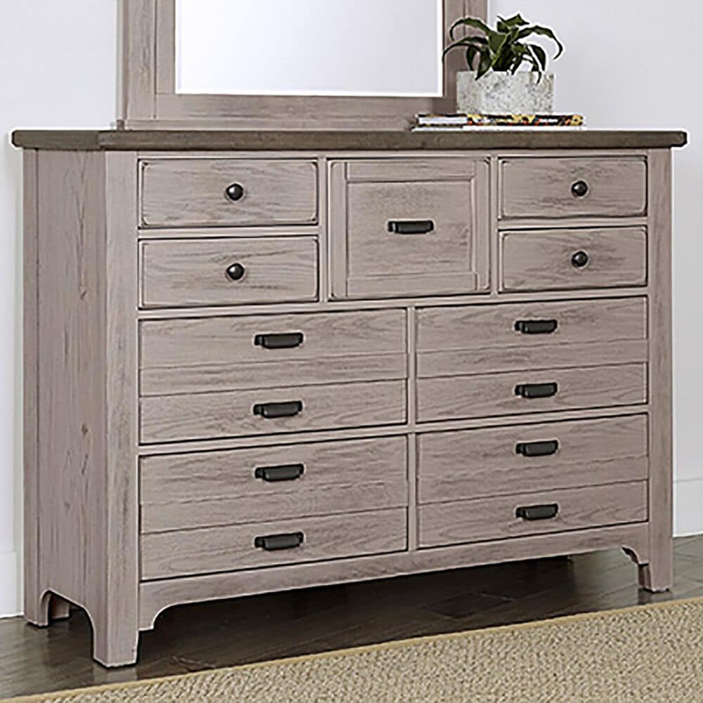 Viceray Collections Bungalow Home 9 Drawer Dresser in Dover Grey and Folkstone, , large