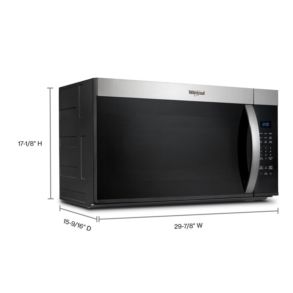 Whirlpool 1.7 Cu. Ft. Over The Range Microwave in Fingerprint Resistant Stainless Steel, , large