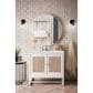 James Martin Vanities Athens 36" Single Bathroom Vanity in Glossy White with 3 cm Ethereal Noctis Quartz Top and Rectangular Sink, , large