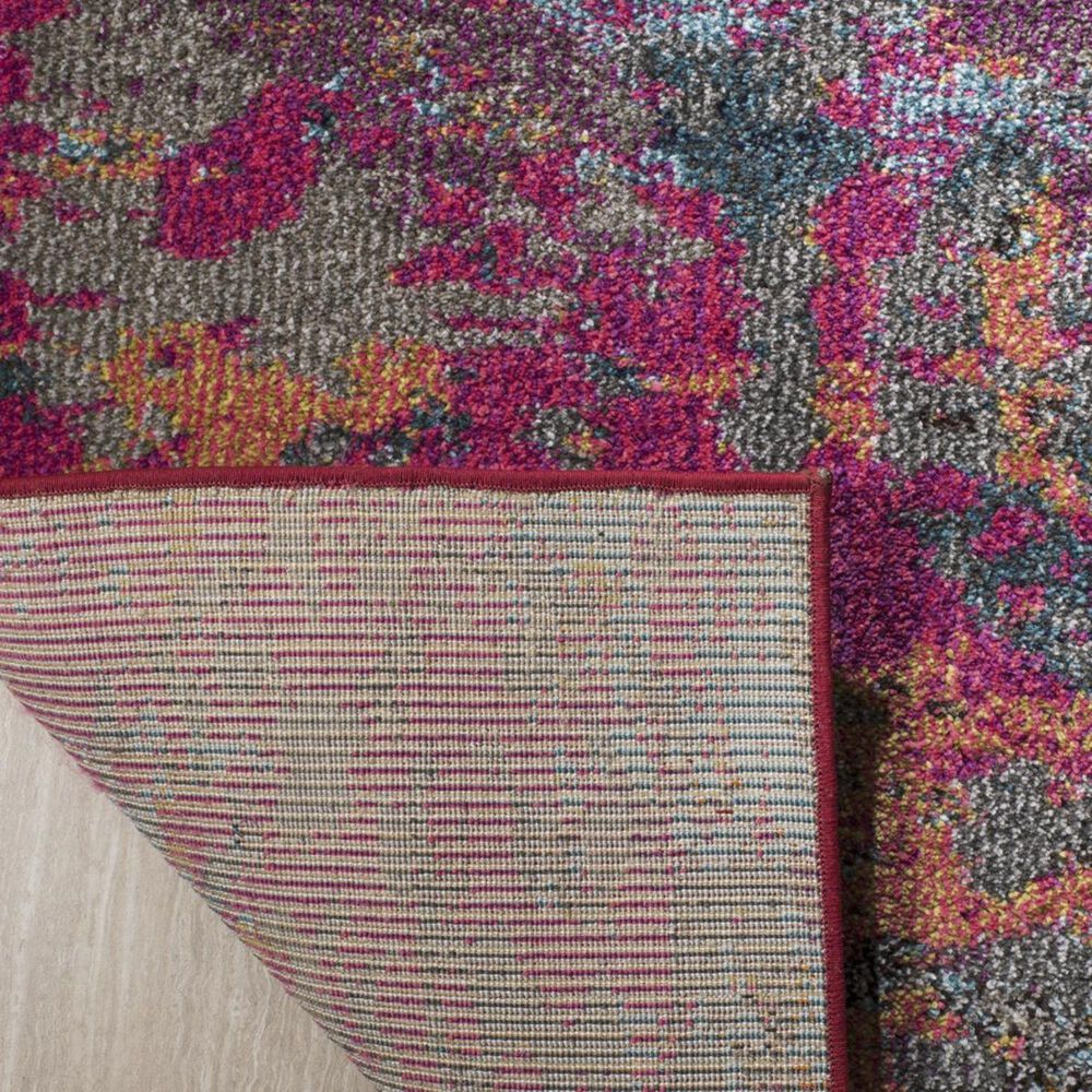 Safavieh Monaco MNC261R 2&#39;2&quot; x 8&#39; Fuchsia and Blue Runner, , large