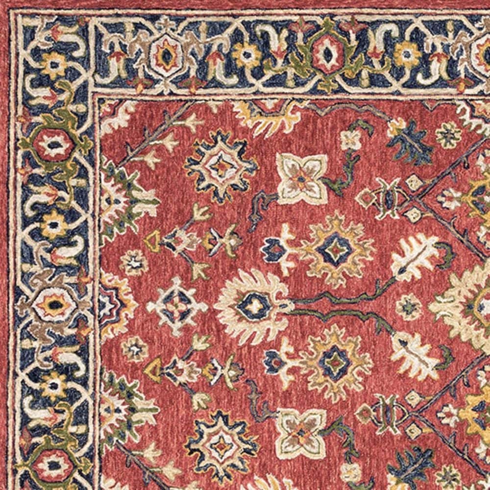 Oriental Weavers Alfresco 28404 2&#39;6&quot; x 8&#39; Red Runner, , large