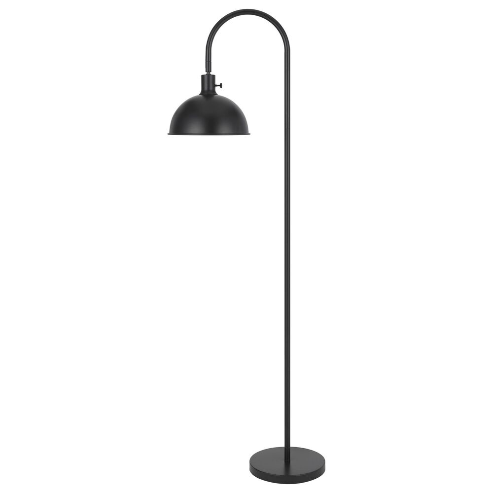 Cal Lighting LumaDome Floor Lamp in Matte Black, , large