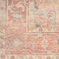 Nourison Vintage Washables Coral and Taupe 7"10" x 9"10" Area Rug, , large